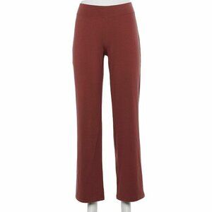 Sonoma Womens Straight Leggings S Petite Maroon